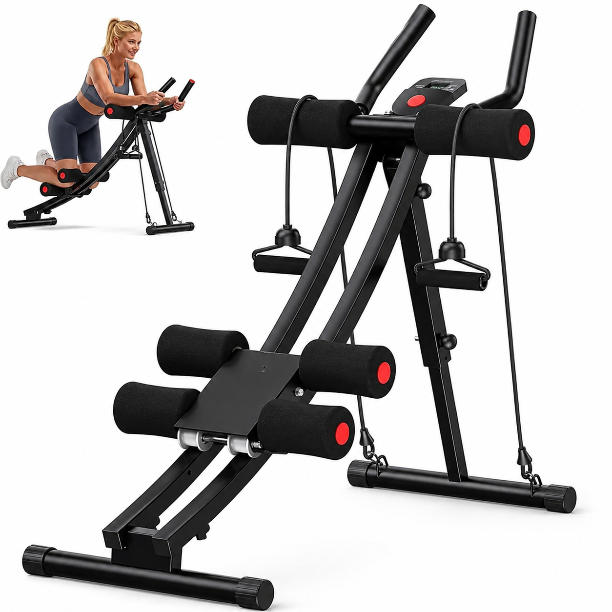 Dual-Track Ab Trainer